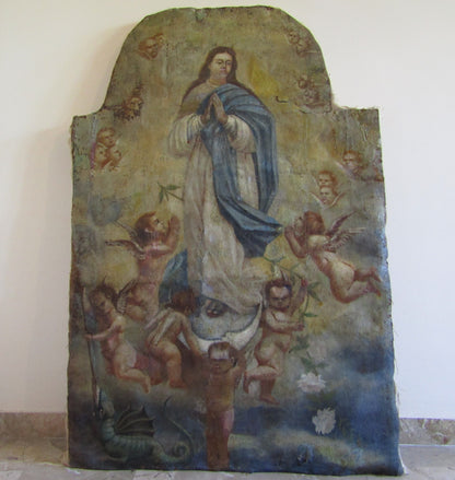 Scuola di fine XVI secolo- Madonna col Bambino