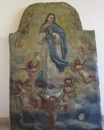 Scuola di fine XVI secolo- Madonna col Bambino