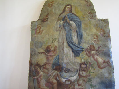 Scuola di fine XVI secolo- Madonna col Bambino