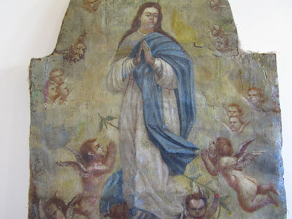 Scuola di fine XVI secolo- Madonna col Bambino