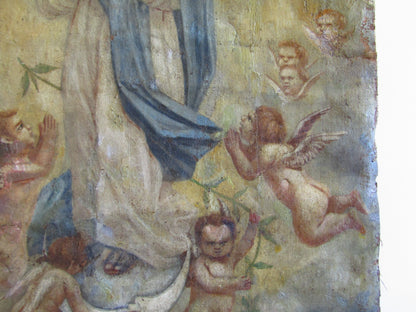 Scuola di fine XVI secolo- Madonna col Bambino