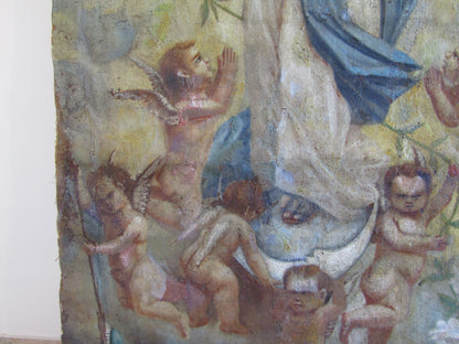 Scuola di fine XVI secolo- Madonna col Bambino