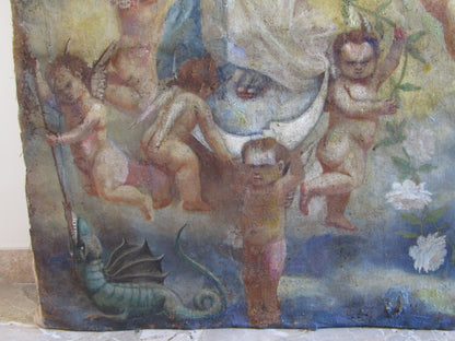 Scuola di fine XVI secolo- Madonna col Bambino